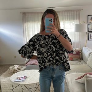 Anthropologie floral top